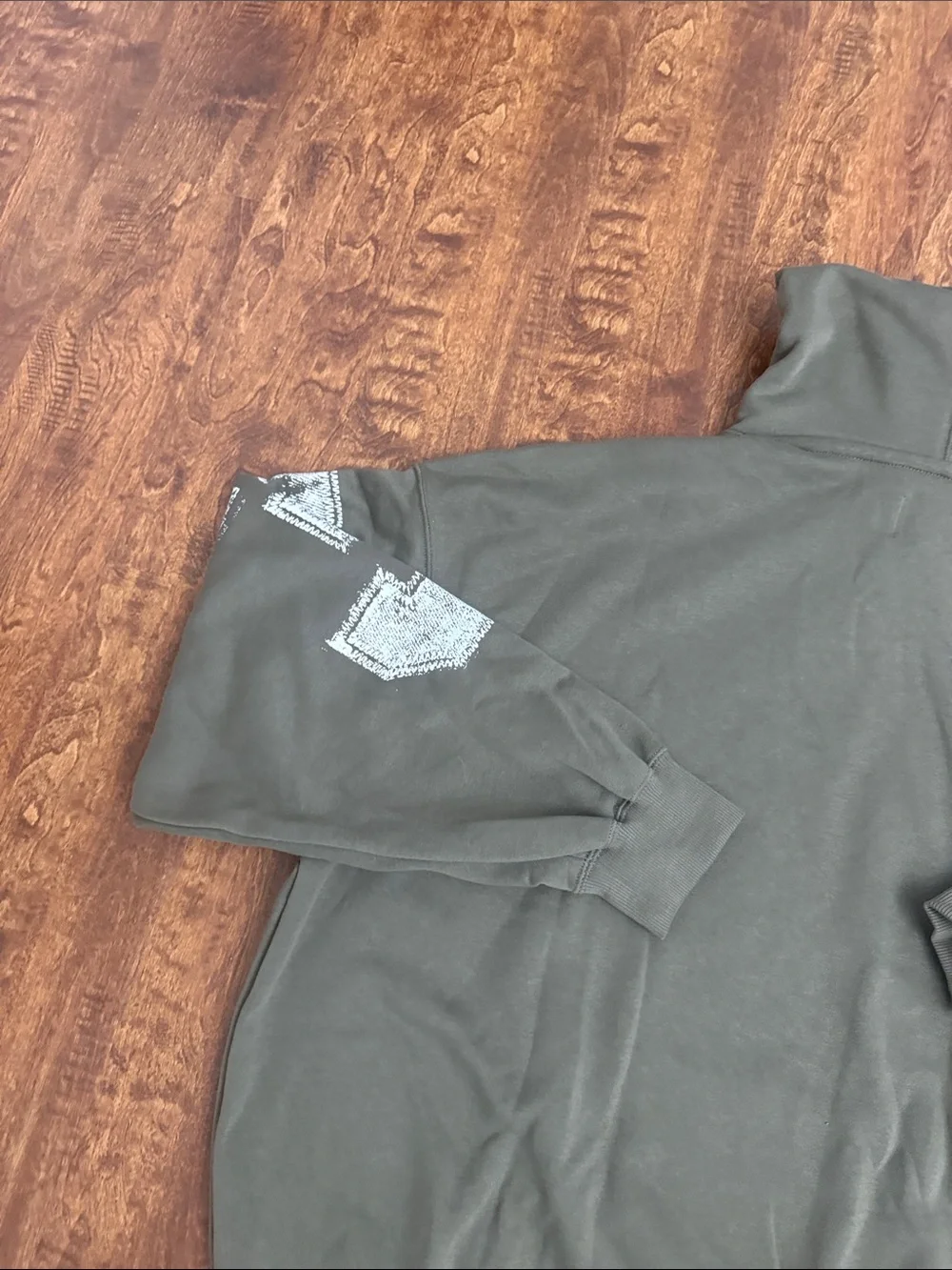 Jordan Olive Green Graphic Pullover Hoodie